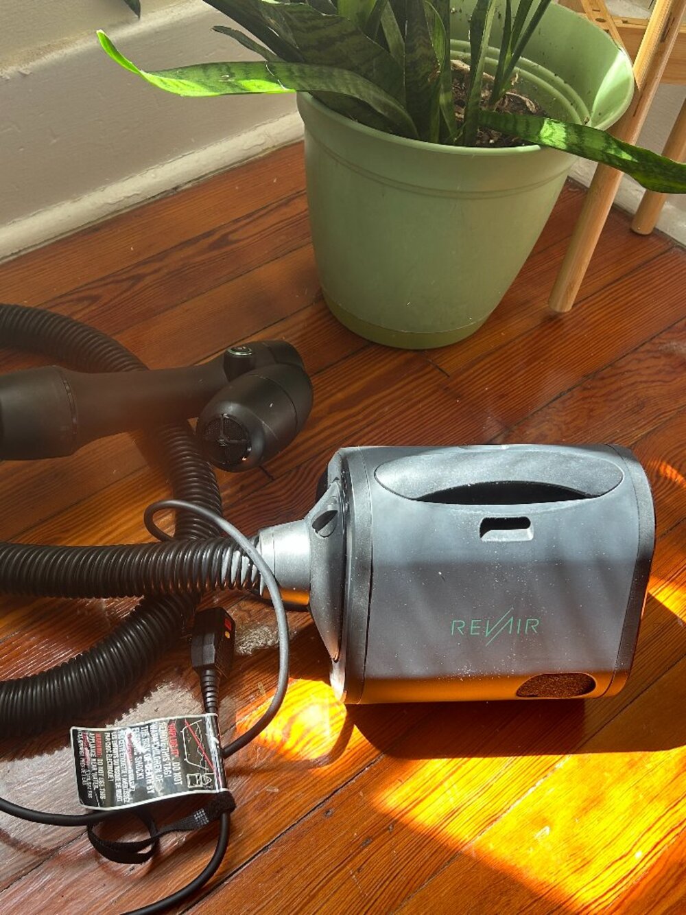 RevAir Reverse-Air Hair Dryer System | Wand + Hose + Tote | Like New